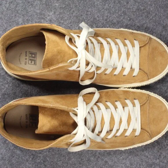 PF Flyers Gitman Bros Camel Suede Made in USA Sneakers Mens Size 12 (11.5) - Picture 10 of 12